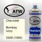 Preview: Chevrolet, Bombay Ivory, 2059 (1955): 400ml Sprühdose, von ATW Autoteile West.